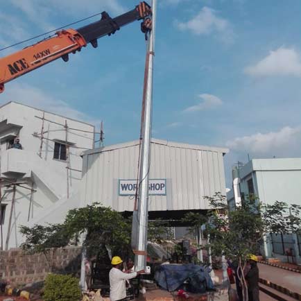 high mast pole supplier in Chennai